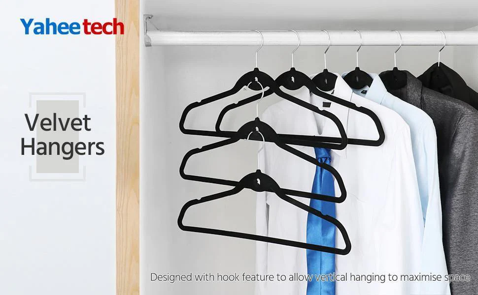 Yaheetech Velvet Hangers - Image 6