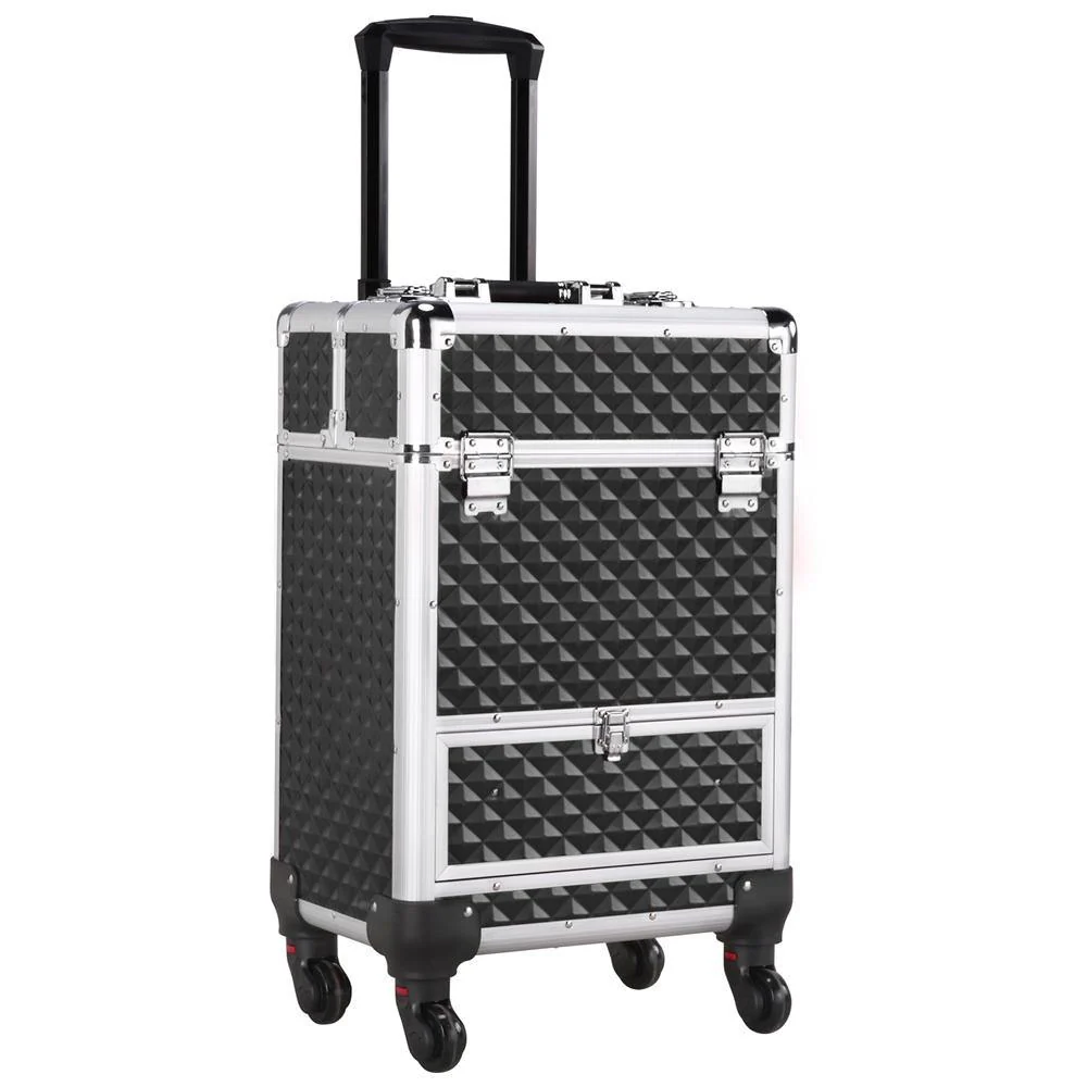 Yaheetech Aluminum Cosmetic Case 22 Inch - Image 3