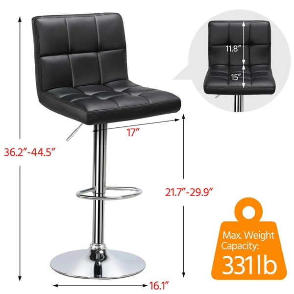 Yaheetech Bar Stools Counter Chairs - Image 9