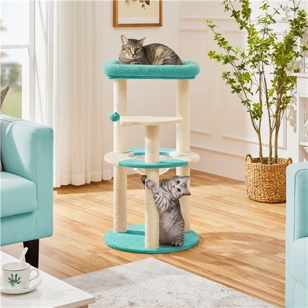 35.5″ Tall Ocean Cat Tree - Image 6