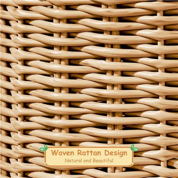 36″ Tall Rattan Cat Tree - Image 3
