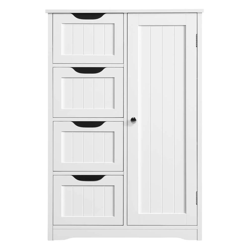 Yaheetech Bathroom Cabinet 4 Drawers - Image 2