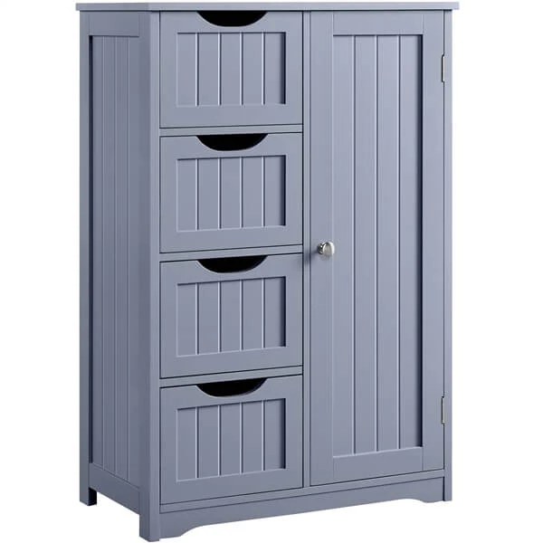 Yaheetech Bathroom Cabinet 4 Drawers - Image 3