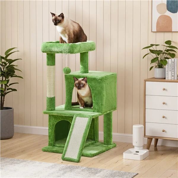 57.5'' Height Cat Tree Condo Kitten Tree Tower - Image 4