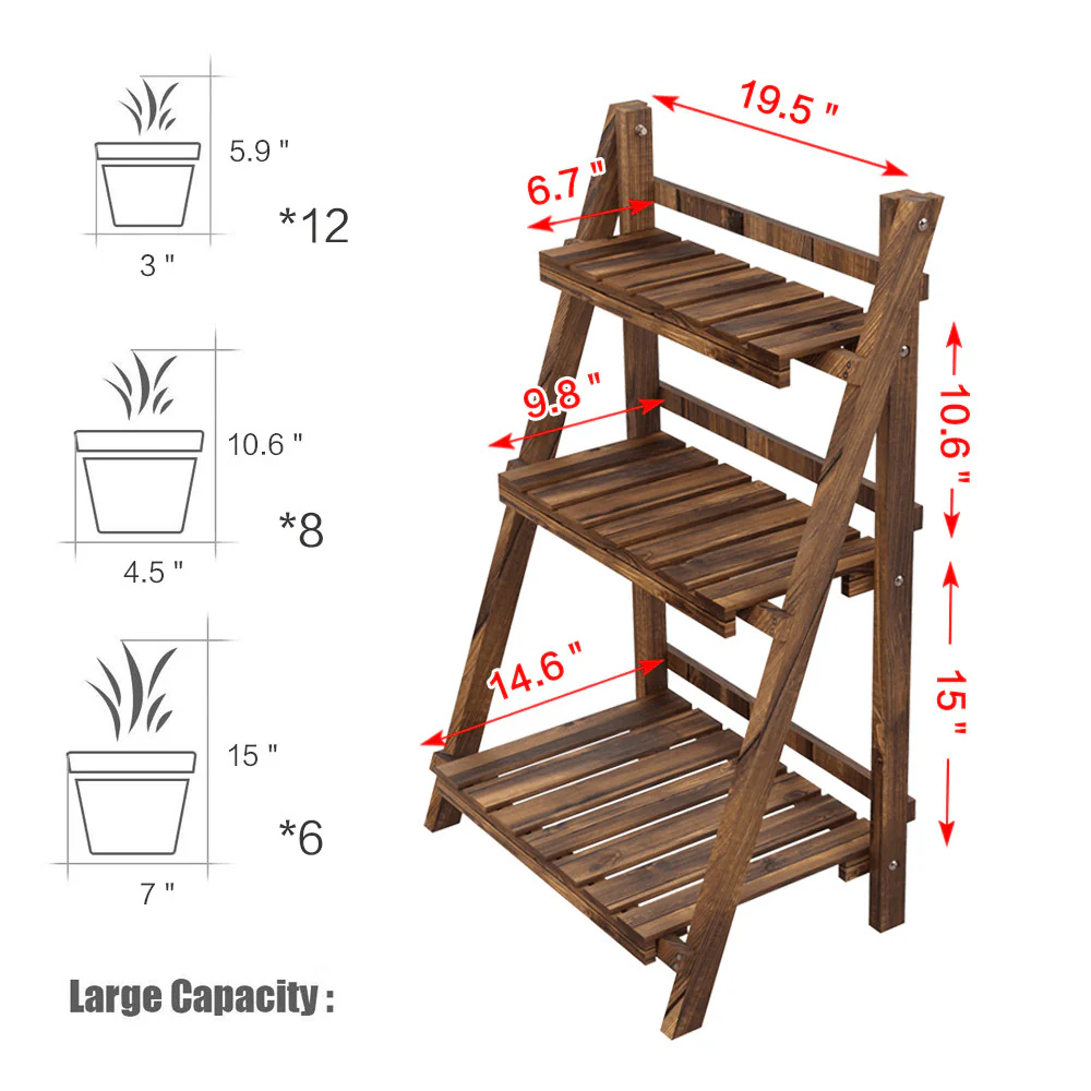 Yaheetech Flower Stand 36.5 Inch - Image 3