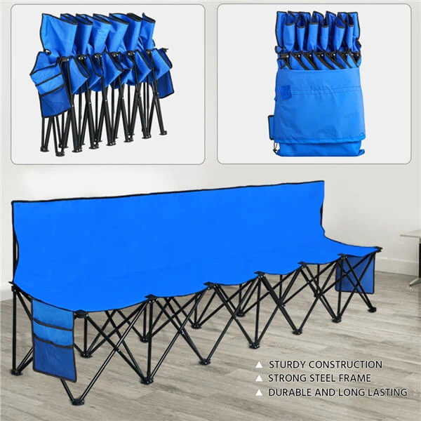 Yaheetech Folding Bench 6 Seats - Image 11