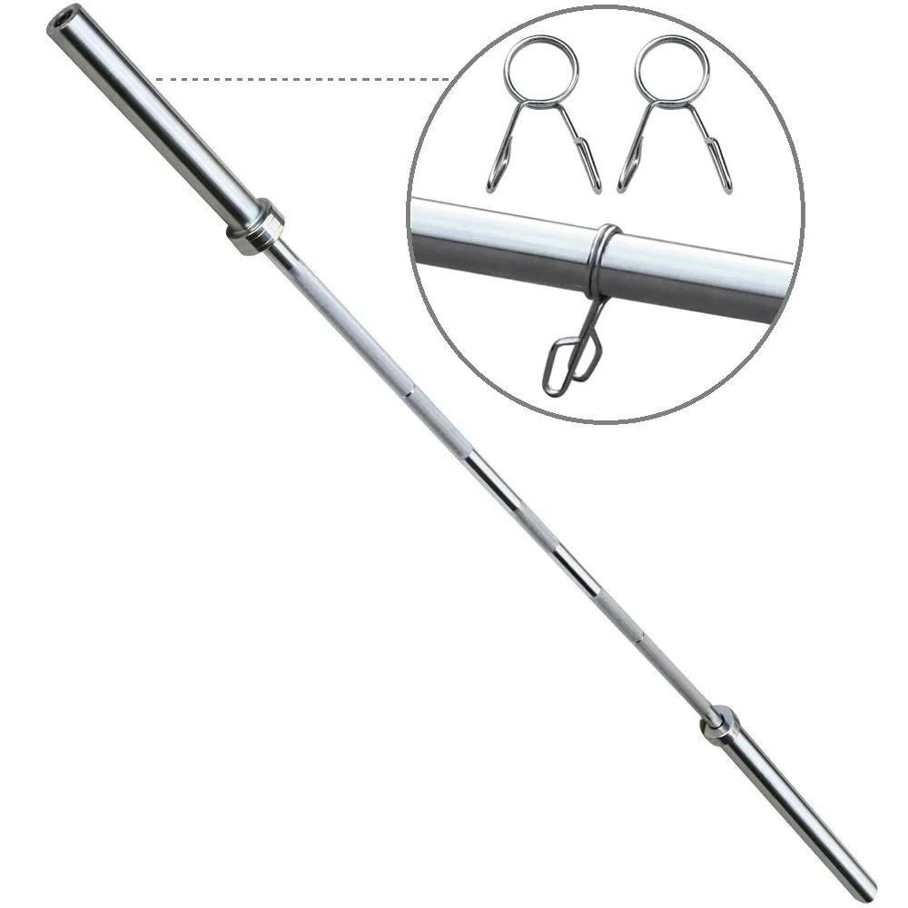 Yaheetech Chrome Olympic Barbell 7FT/86" - Image 6