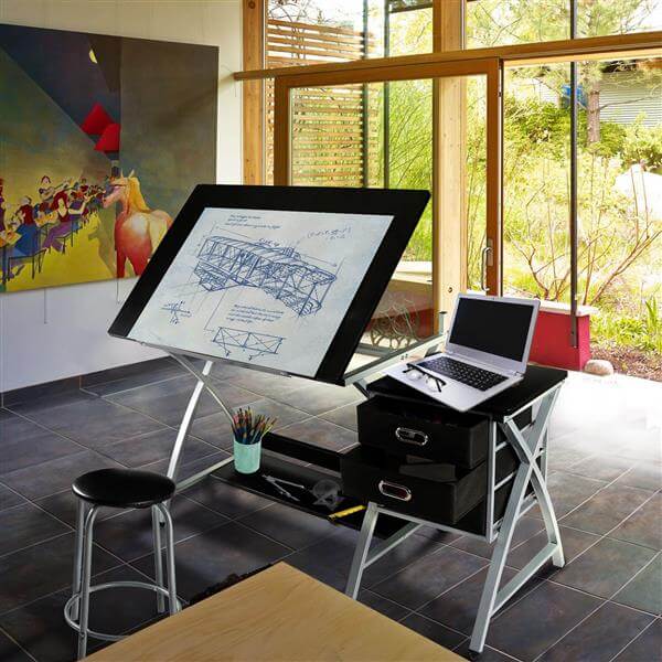 Yaheetech Drafting Desk - Image 7