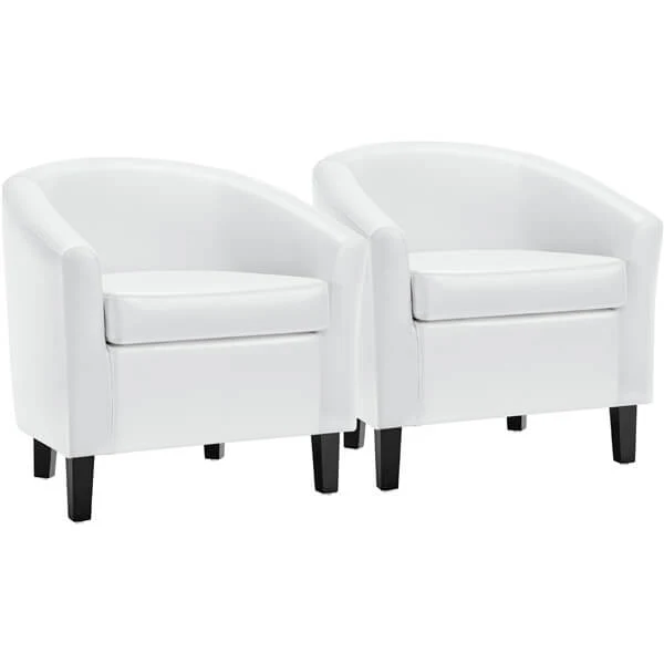 Yaheetech Barrel Chairs Set of 2 - Image 3