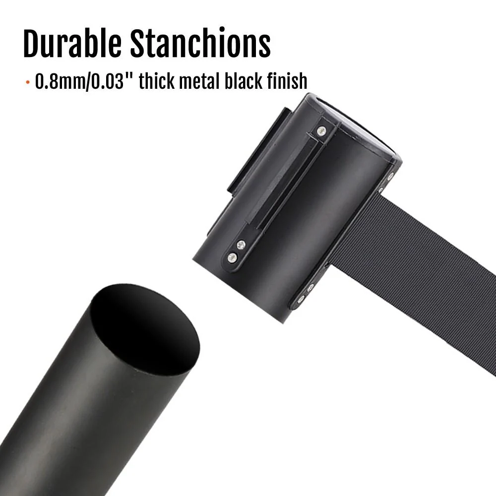 Yaheetech Belt Queue Stanchion Set of 2 Posts - Image 3
