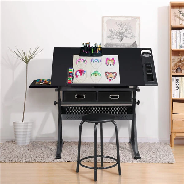Yaheetech Drafting Table for Artists - Image 9