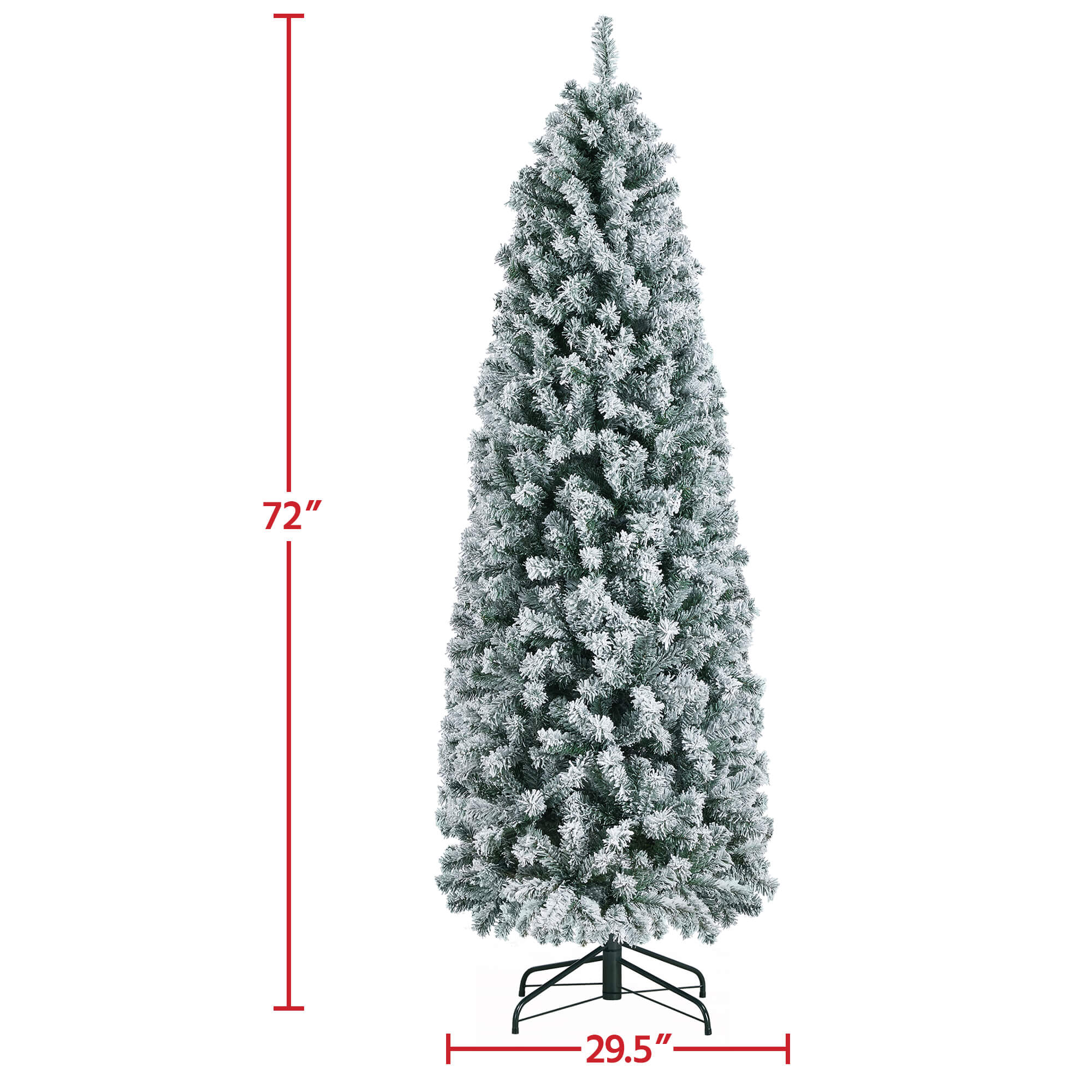 Yaheetech Flocked Artificial Christmas Tree - Image 3