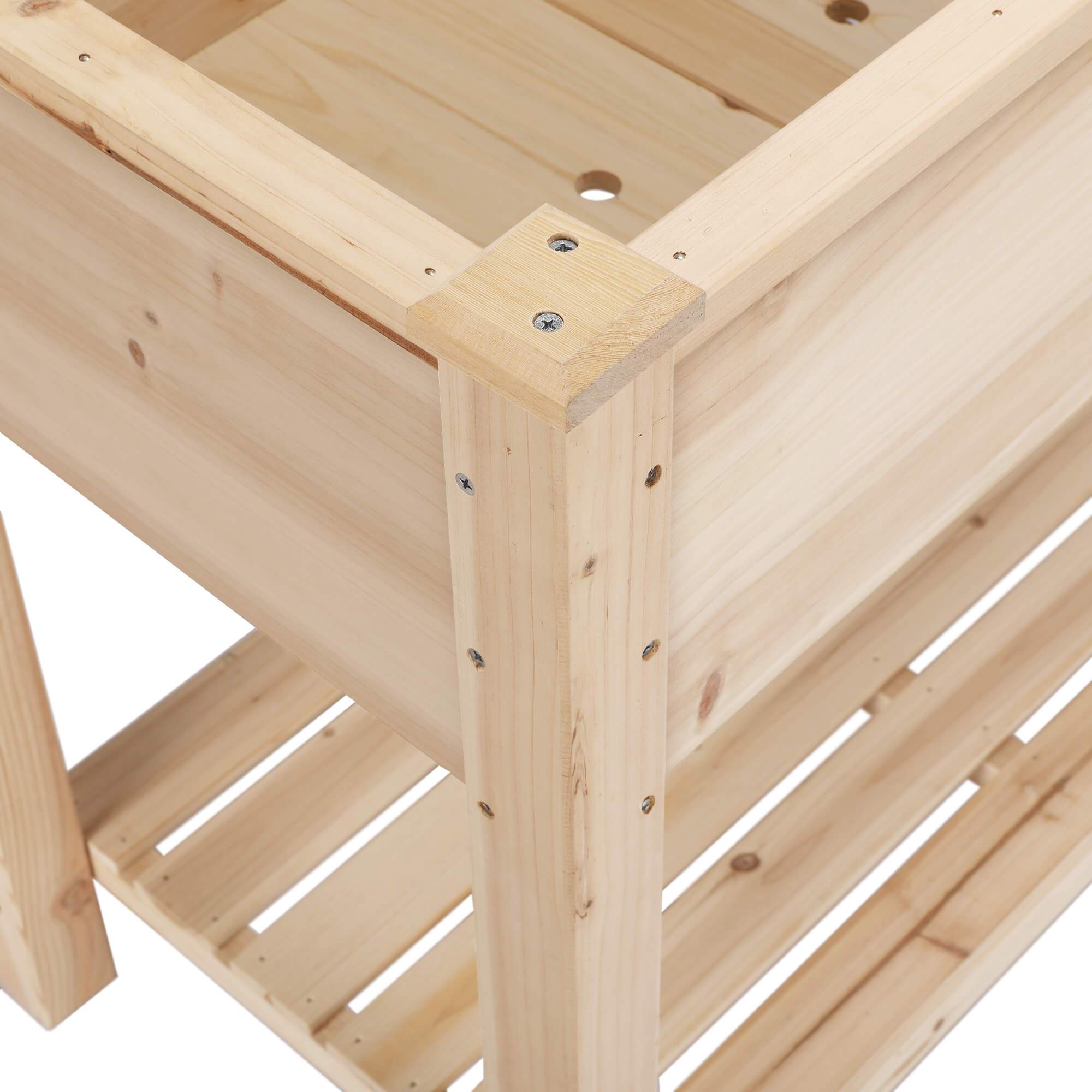 Yaheetech Wooden Planting Bed - Image 6
