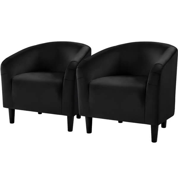 Set of 2 Velvet Club Chair - Image 5