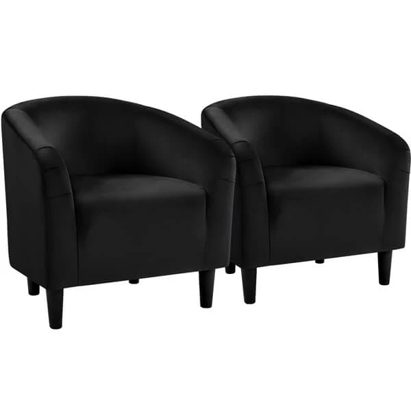Set of 2 Velvet Club Chair - Image 6