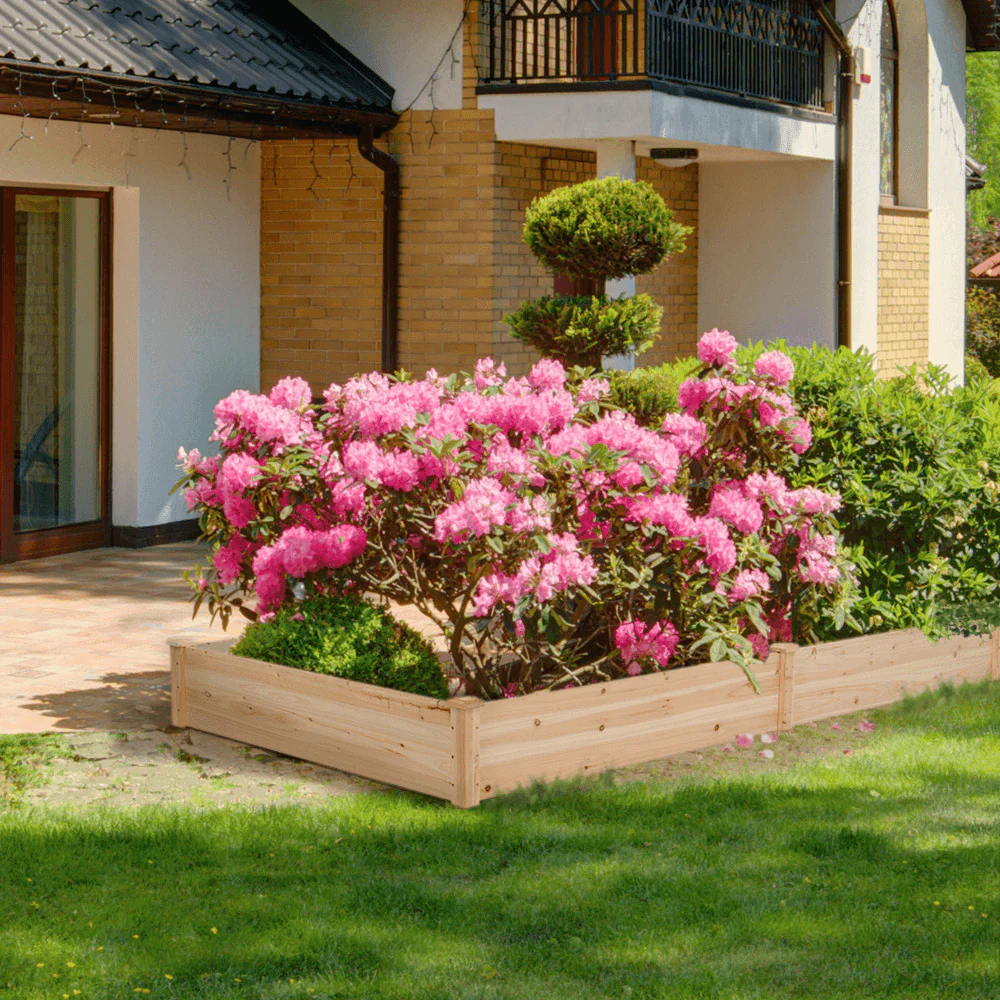 Yaheetech Garden Bed Wooden - Image 10