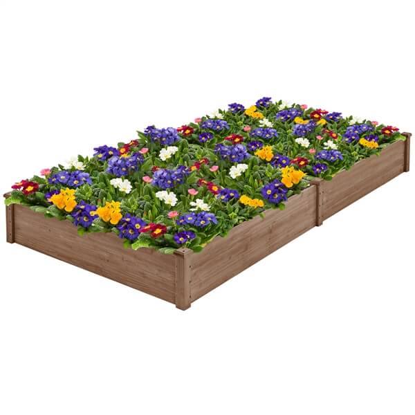 Yaheetech Garden Bed Wooden - Image 4