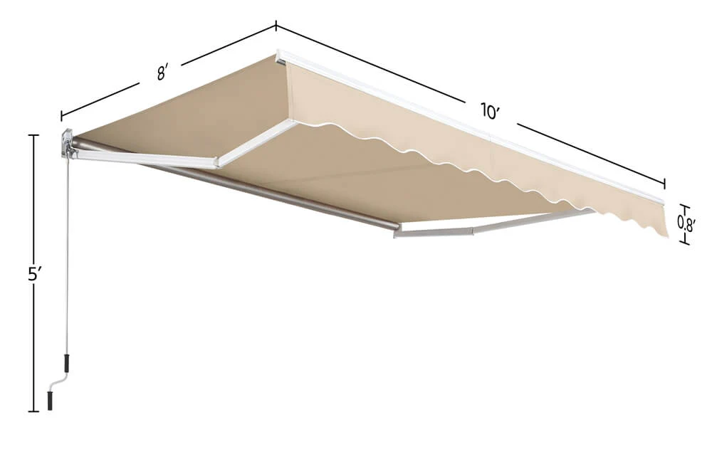 Yaheetech 10 × 8 Ft Patio Awning - Image 3