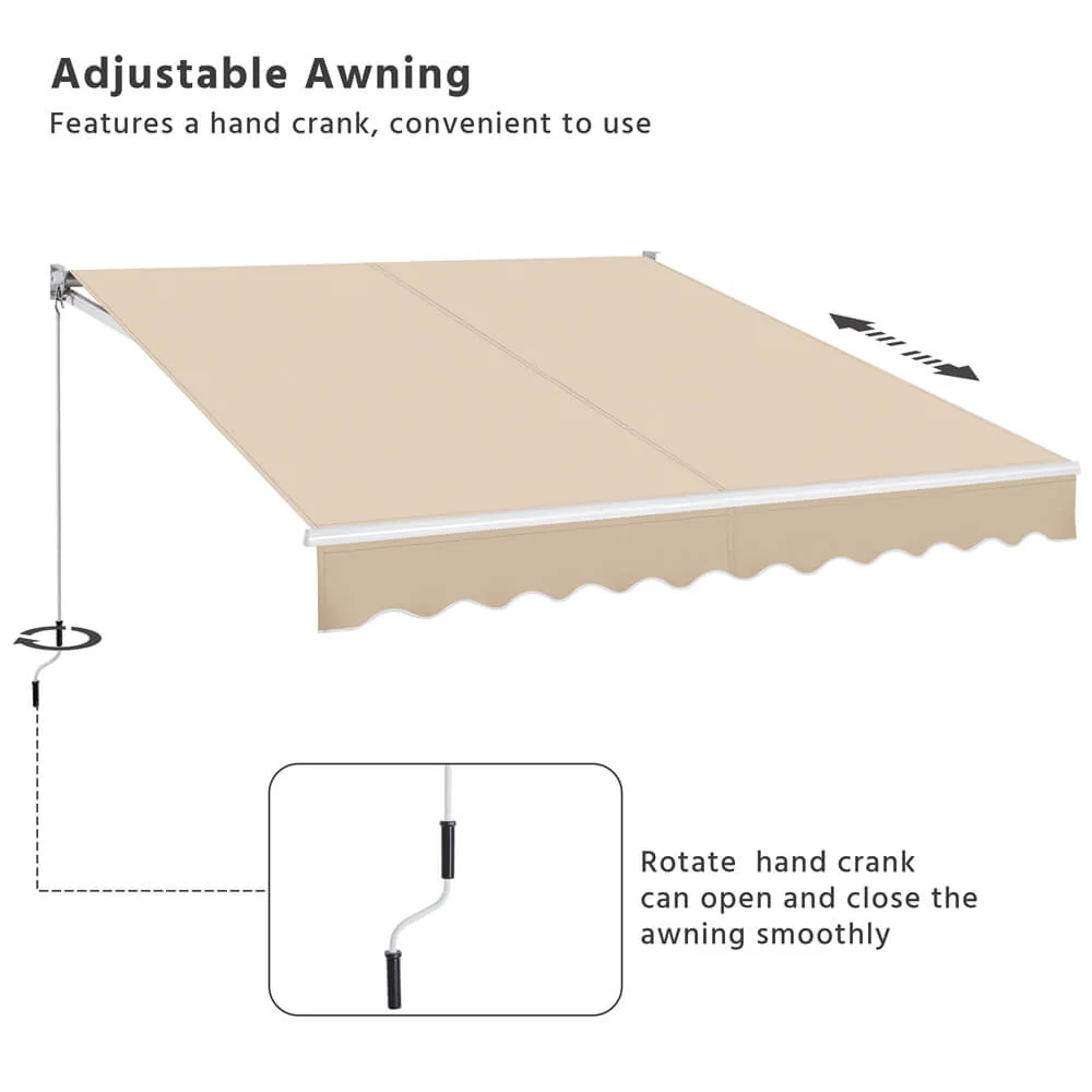 Yaheetech 10 × 8 Ft Patio Awning - Image 5