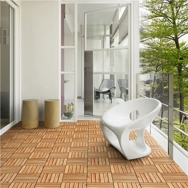 Yaheetech 10PCS Acacia Wood Interlocking Flooring Tiles - Image 17