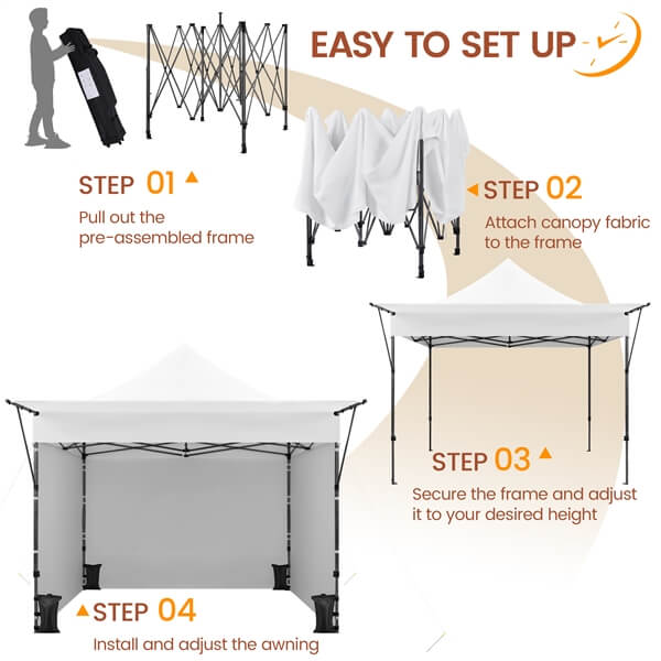Yaheetech 10x10 Pop Up Canopy Tent - Image 4