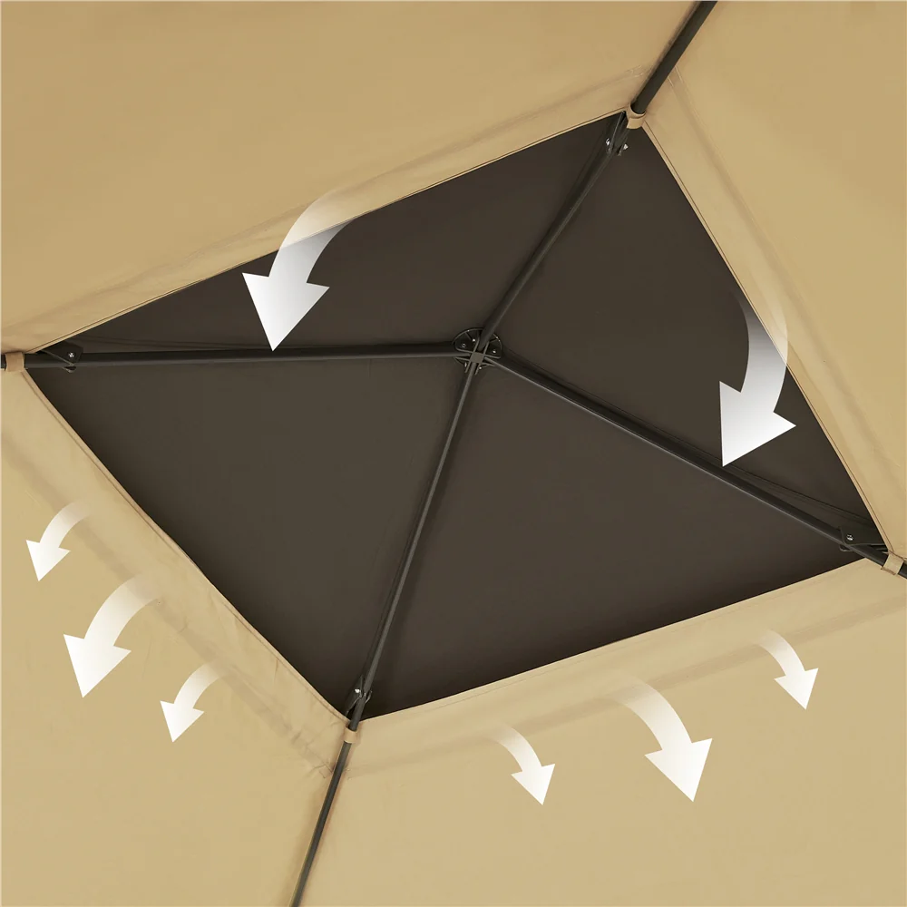 Yaheetech 11 x 11ft Patio Gazebo - Image 7