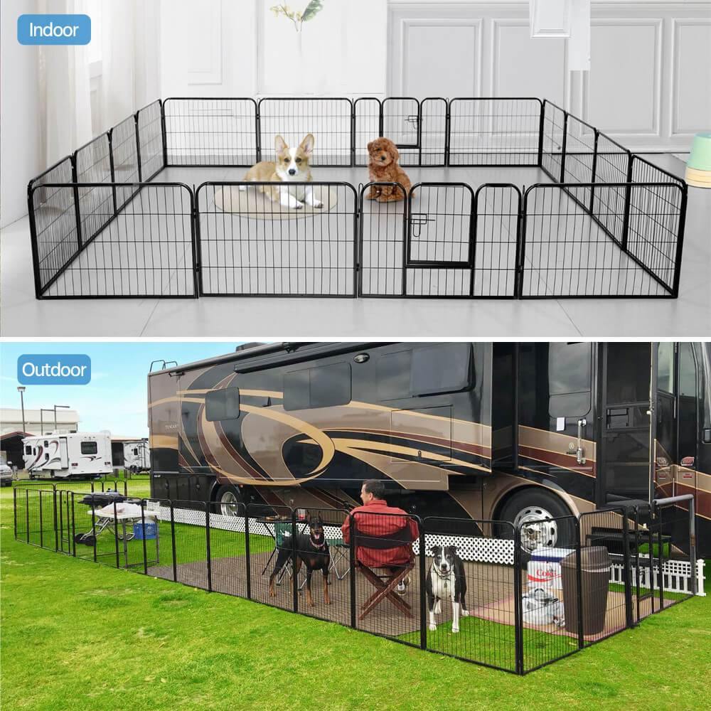 Yaheetech Dog Playpen 16 Panels 24 Inch - Image 12