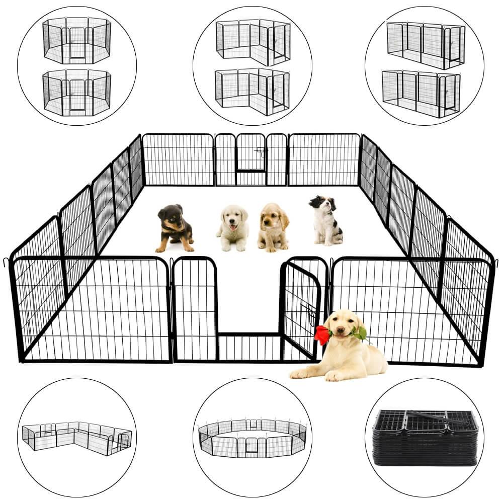 Yaheetech Dog Playpen 16 Panels 24 Inch - Image 8