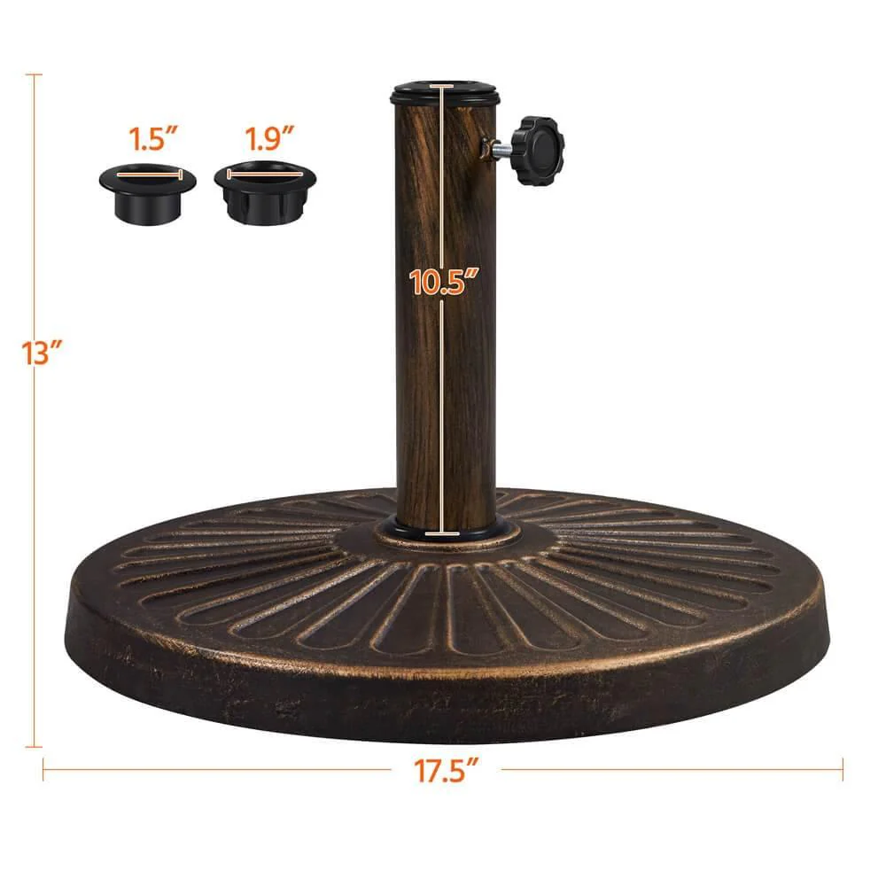 Yaheetech  22lbs 17.5" Patio Umbrella Base - Image 4