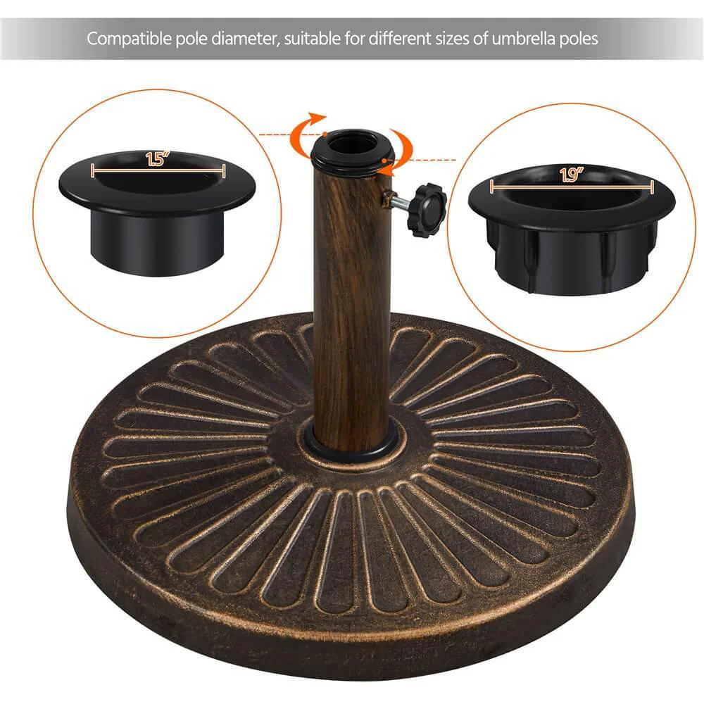 Yaheetech  22lbs 17.5" Patio Umbrella Base - Image 8