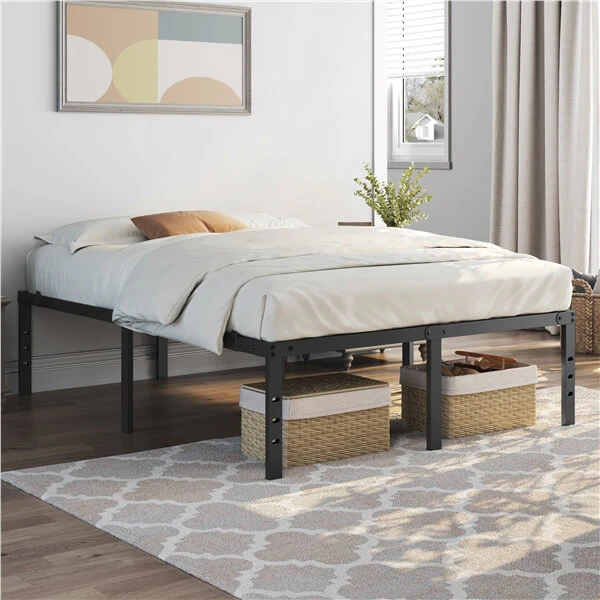 Yaheetech 18 Inch Bed Frames Heavy Duty Metal Platform Bed with Under Bed Storage