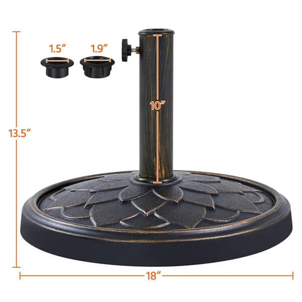 Yaheetech 18'' Patio Umbrella Base - Image 3