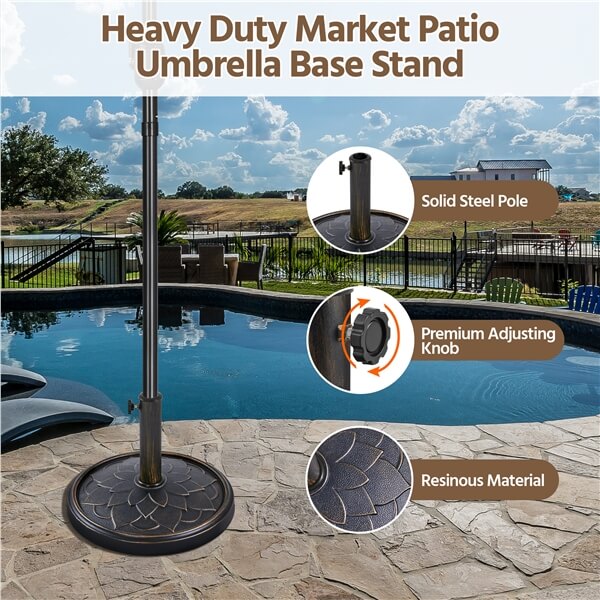 Yaheetech 18'' Patio Umbrella Base - Image 4