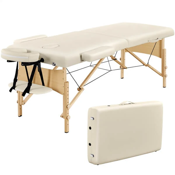 Yaheetech 2 Sectional Folding Massage Table - Image 4