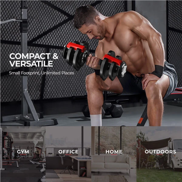 Yaheetech 11-in-1 Adjustable Dumbbell Weight - Image 11