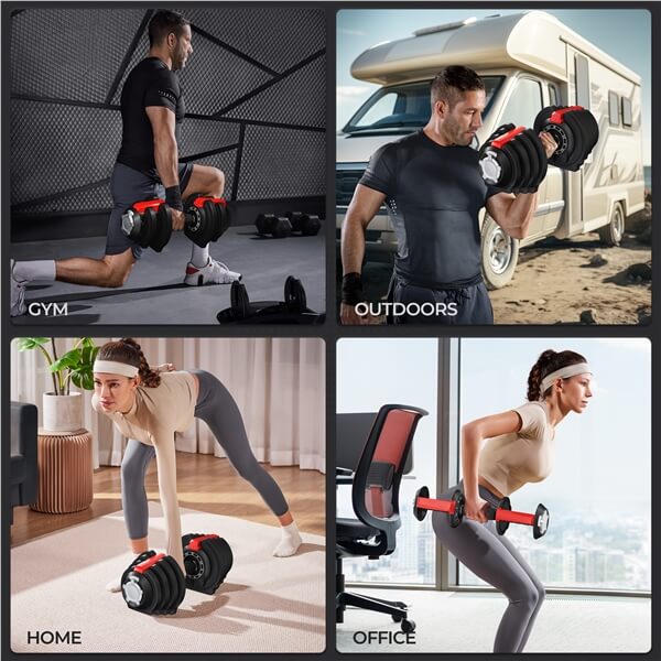 Yaheetech 11-in-1 Adjustable Dumbbell Weight - Image 12