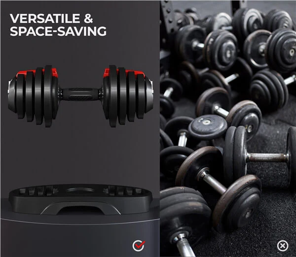 Yaheetech 11-in-1 Adjustable Dumbbell Weight - Image 7