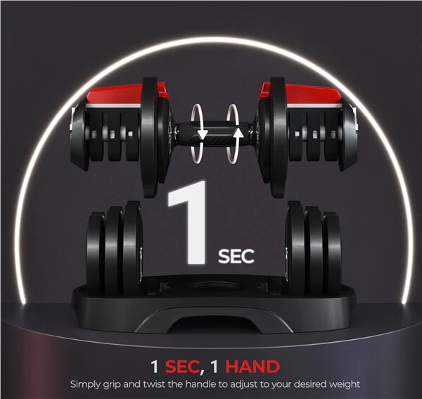 Yaheetech 11-in-1 Adjustable Dumbbell Weight - Image 8