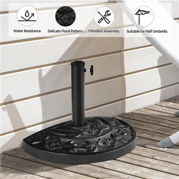 Yaheetech 21.5lb Half Round Umbrella Base - Image 4
