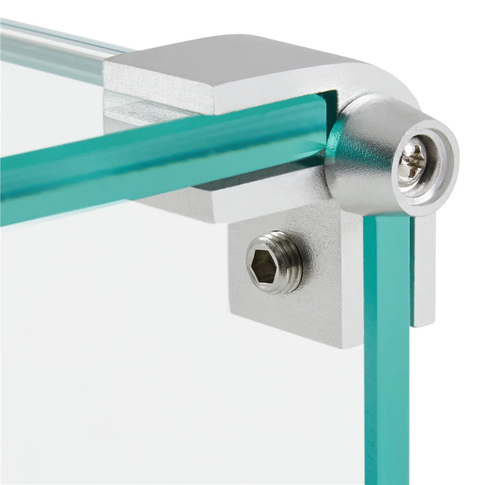 Yaheetech 23.5" L x 7.5" W Tempered Glass Wind Guard Fence - Image 7