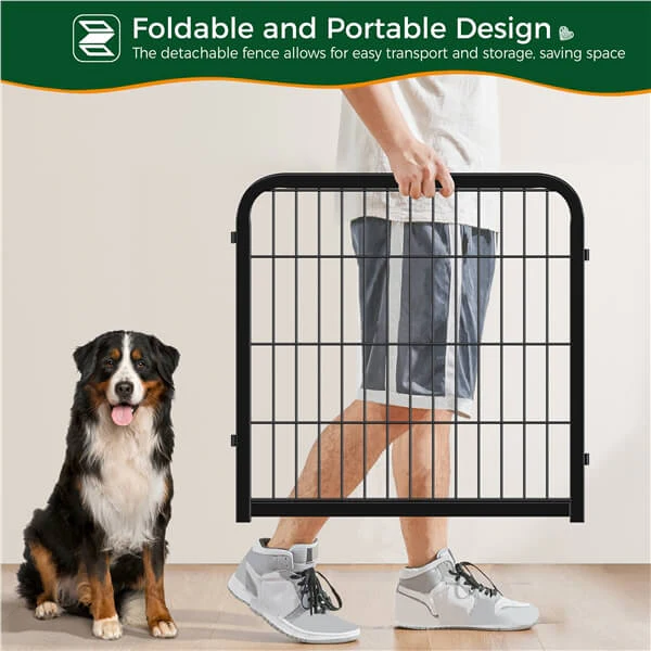 Yaheetech 24 inch 8 Panels Dog Pen Indoor Heavy Duty Puppy Exercise Pen - Image 4