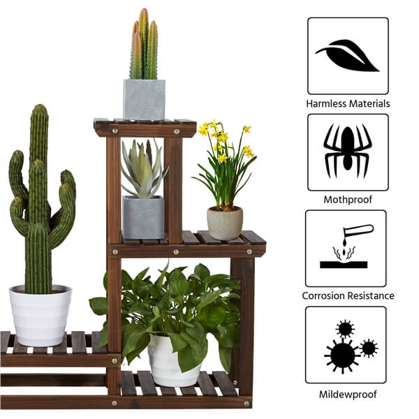 Yaheetech  28.7 Inch 4 Tier Plant Flower Display Stand - Image 7