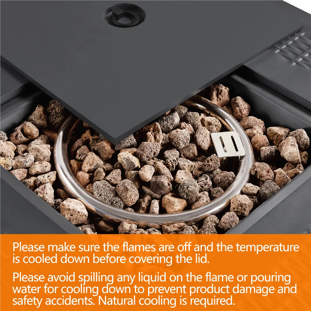 Yaheetech 28’’ Propane Fire Pit Table - Image 7
