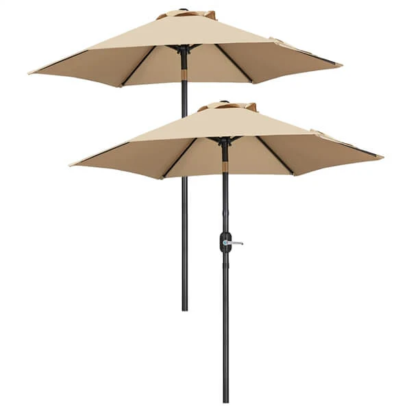 Yaheetech 2PCS 7.5FT Patio Umbrella Market Umbrella - Image 2