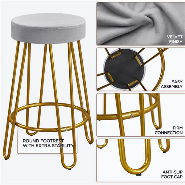 Yaheetech 26.5 Inch 2PCS Counter Stools - Image 8