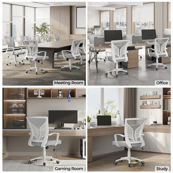 Yaheetech 2pcs Mesh Office Chairs - Image 5