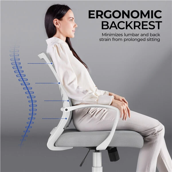 Yaheetech 2pcs Mesh Office Chairs - Image 7