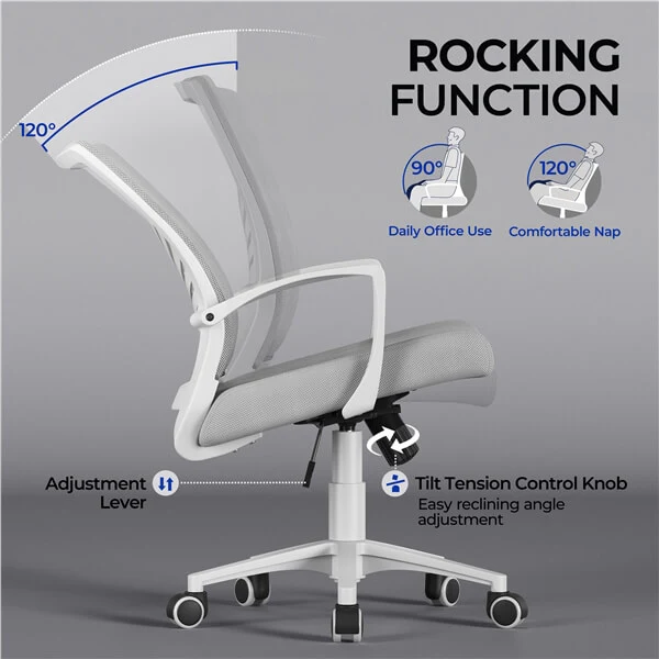 Yaheetech 2pcs Mesh Office Chairs - Image 8