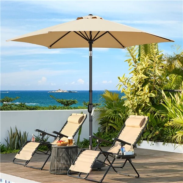 Yaheetech 2PCS Patio Umbrella