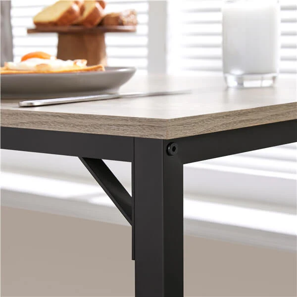Yaheetech Counter Height Kitchen Table with Bar Stools Set of 2 - Image 5